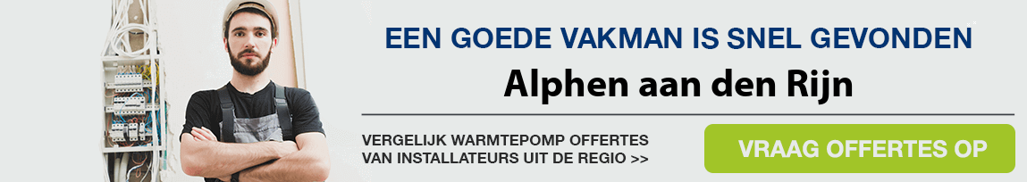 cv ketel vervangen door warmtepomp in Alphen aan den Rijn