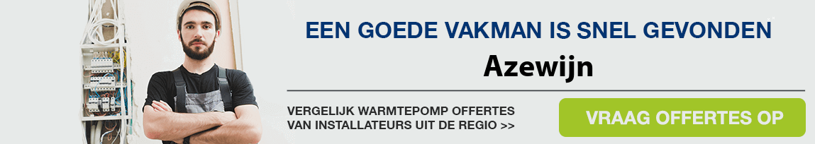 cv ketel vervangen door warmtepomp in Azewijn