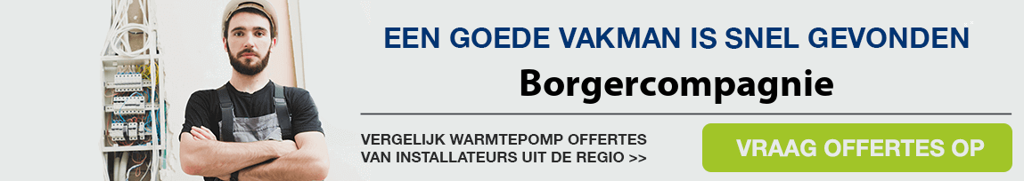 cv ketel vervangen door warmtepomp in Borgercompagnie