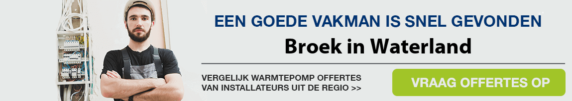 cv ketel vervangen door warmtepomp in Broek in Waterland