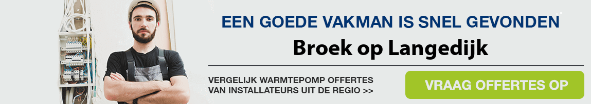 cv ketel vervangen door warmtepomp in Broek op Langedijk