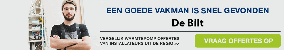 cv ketel vervangen door warmtepomp in De Bilt