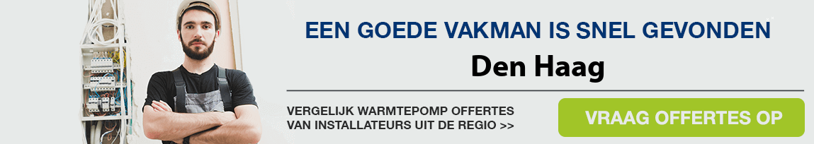 cv ketel vervangen door warmtepomp in Den Haag