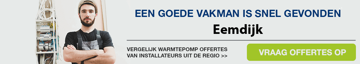 cv ketel vervangen door warmtepomp in Eemdijk