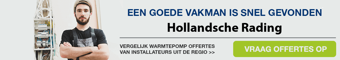 cv ketel vervangen door warmtepomp in Hollandsche Rading
