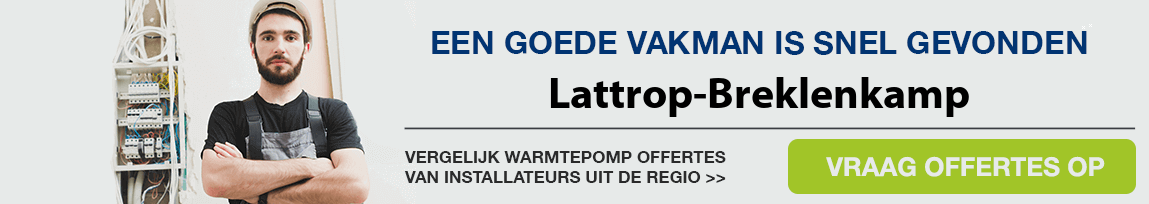 cv ketel vervangen door warmtepomp in Lattrop-Breklenkamp