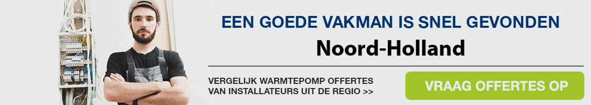 cv ketel vervangen door warmtepomp in Noord-Holland